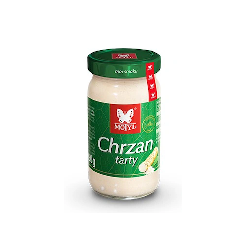 Motyl Horseradish 190g / Chrzan Tarty Ostry Motil, Poland