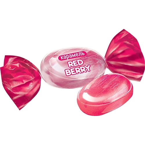 KDV Hard Candies Red Berry Loose 250g