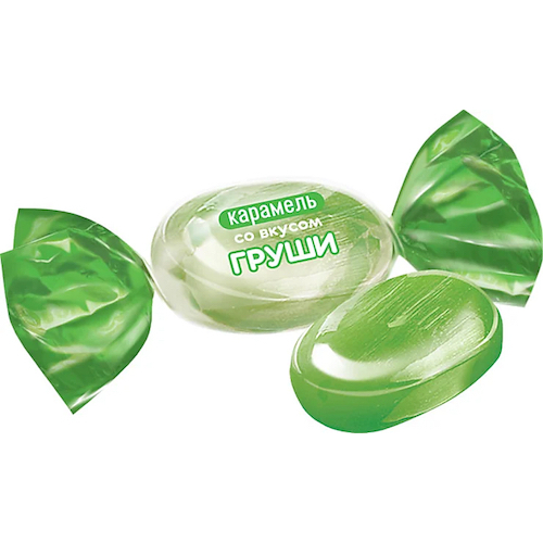 KDV Hard Candies Pear Flavoured Loose 250g