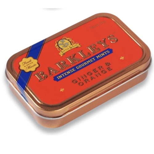 Tuttle Co Barkleys Mints Intense Gourmet Ginger Orange 50g Tuttle 