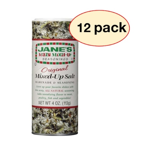 Jane's Krazy Original Mixed-Up Salt & Seasoning 113g / Pack of 12