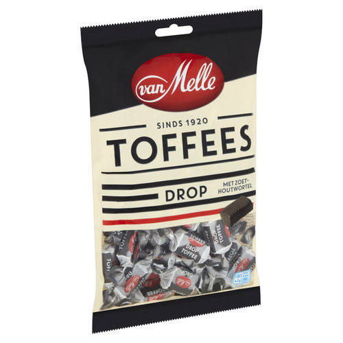 Van Melle Fudge Licorice Drop Toffees 250g