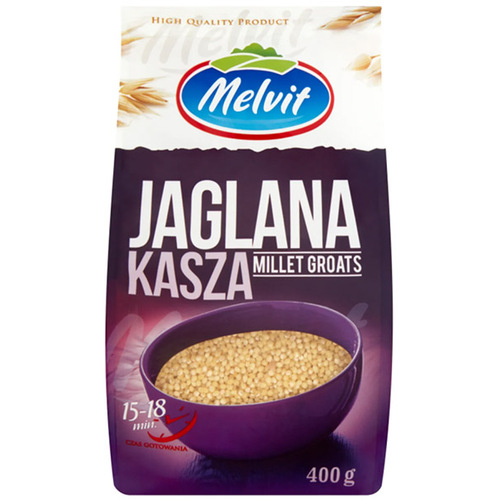 Melvit Millet Groats Jaglana Kasza 400g Melvit, Poland