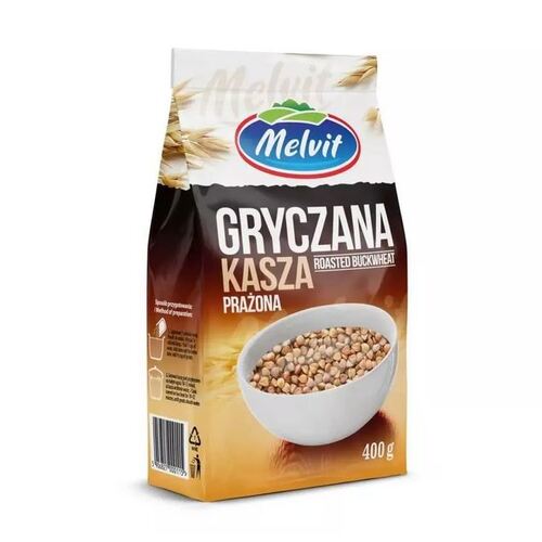 Melvit Groats Roasted Buckwheat Bulk 400g / Kasza Gryczana Prazona