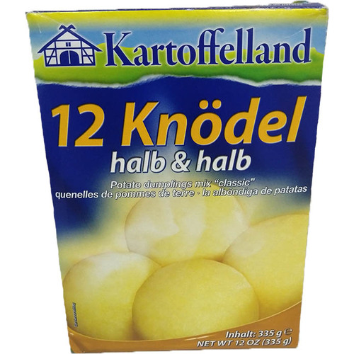 Kartoffelland 12 Potato Dumplings Mix Half Half 335g Kartoffelland