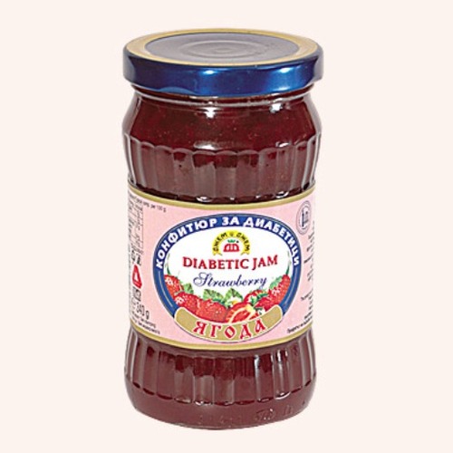 JJ Diabetic Strawberry Jam Sugar Free 340g - Jam & Jam, Bulgaria