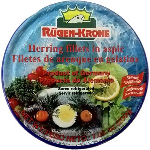 Rugen Herring Fillets in Aspic 200g Rugen, Germany